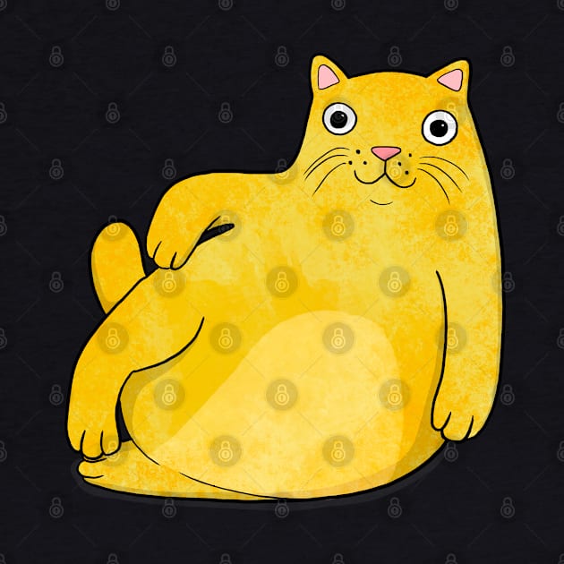 Fat Cat by Drawn to Cats
